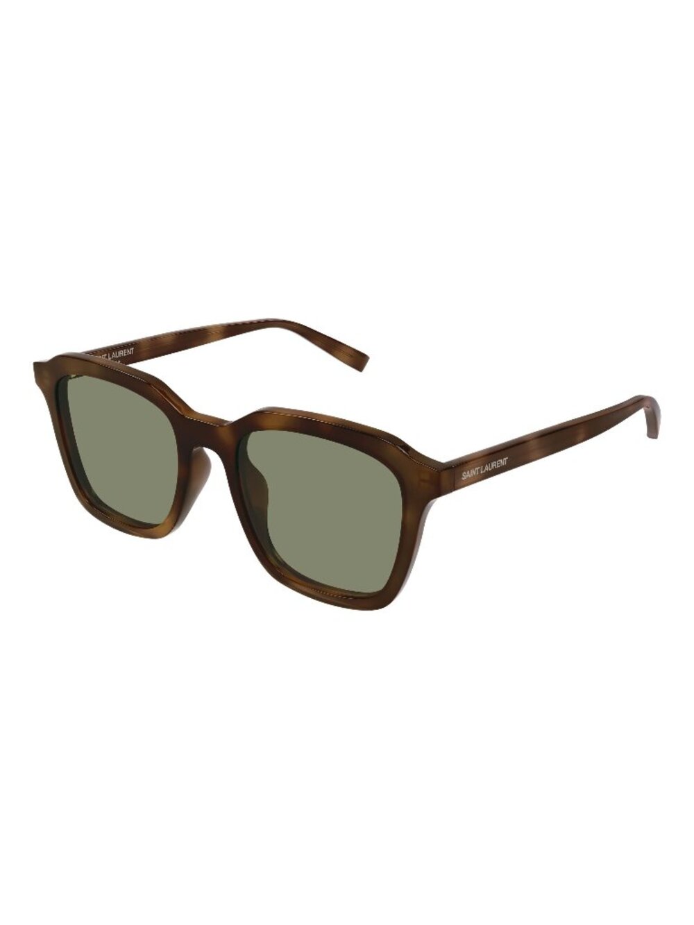 New Saint Laurent Unisex Sunglasses Havana Green Lens Acetate Frame SL 457 008